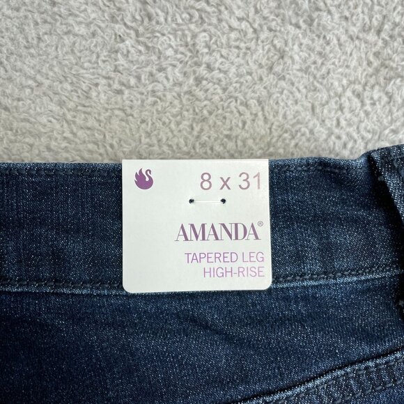 NEW Vanderbilt Women's Size 8x31 Slimming Jeans Amanda High-Rise Tapered Leg - Picture 9 of 12